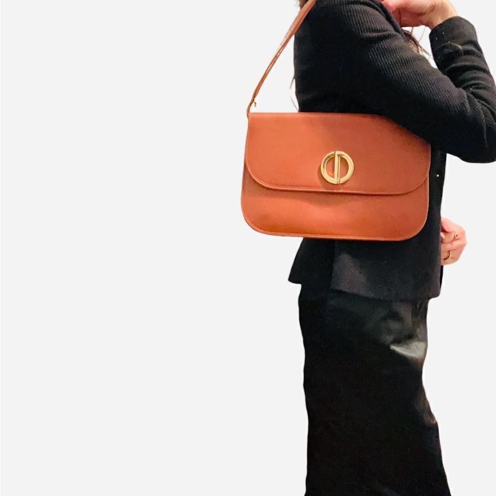 Dior orange brown shoulder bag - Picture 2 of 11